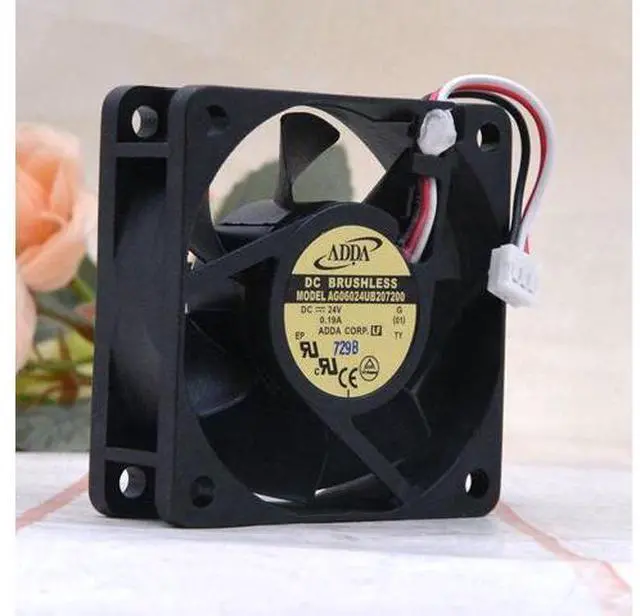 Main image of AG0624UB207200 DC 24V 0.19A 6cm 60mm Fans ADDA 6020 Frequency Converter Stalling Alarm Server Case Fan