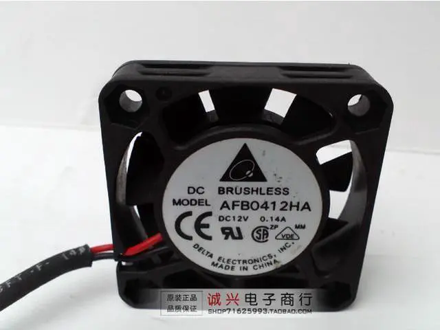 Main image of For delta 4010 4cm server fan 12v 0.14a afb0412ha dual ball