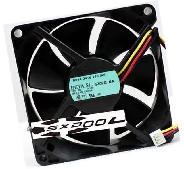 Main image of D08X-24TU NIDEC 24V 0.13A 8CM 8025 inverter, copier cooling fan
