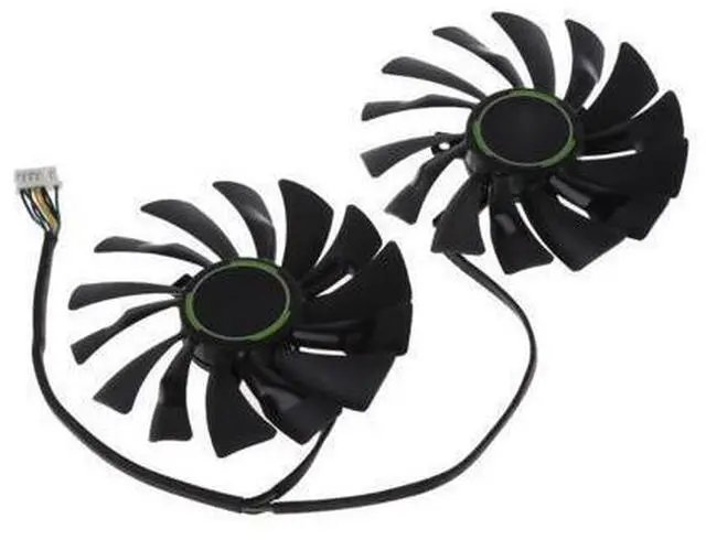 Alt view image 2 of 6 - 2pcs 95MM PLD10010S12HH 6Pin Graphics Video Card Cooler VGA Fan For MSI GTX970 GeForce GTX 970 GAMING Dual Fans Twin Cooling Fan