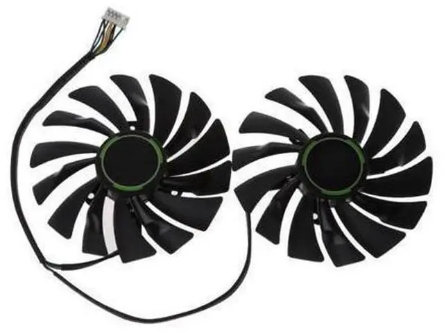 Alt view image 5 of 6 - 2pcs 95MM PLD10010S12HH 6Pin Graphics Video Card Cooler VGA Fan For MSI GTX970 GeForce GTX 970 GAMING Dual Fans Twin Cooling Fan