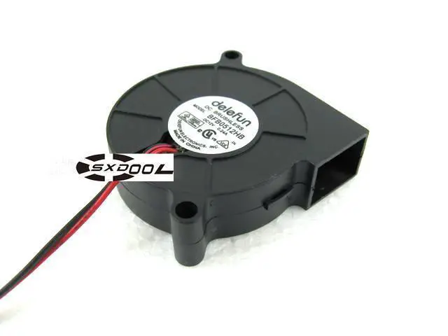 Alt view image 3 of 5 - BFB0512HB DELTA Delefan blower fan DC12V 0.24A 5cm 5015 2-wire 5-pin cooler For Stage lighting Humidifier Special fan