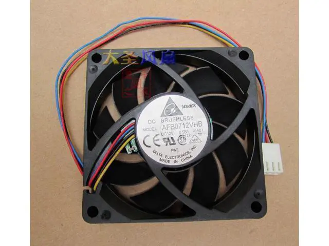 Alt view image 2 of 4 - New original Delta 7CM 7015 AFB0712VHB 4-wire PWM automatic temperature control CPU cooling fan