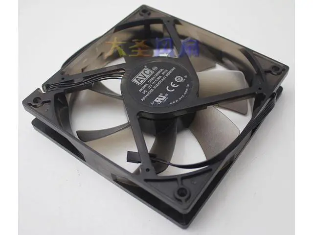 Alt view image 3 of 4 - Original For Lenovo AVC DAZA1225R2L 12CM 12025 high wind volume mute 4-wire temperature control CPU fan