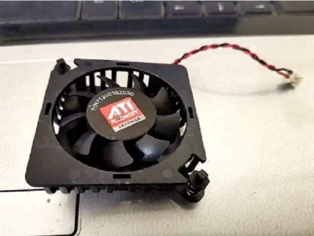 Alt view image 4 of 4 - NEW For ATI AMD HD5450 XFX Geforce210 knife card graphics card fan PLA04710S12M DC12V 2-wire 2-pin