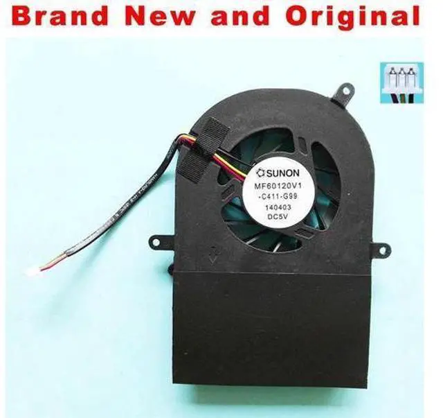 Main image of NEW CPU Cooler Fan FOR SUNON MF60120V1-C411-G99 THER7NBCR4-1401 NBCR415 CPU COOLING FAN COOLER