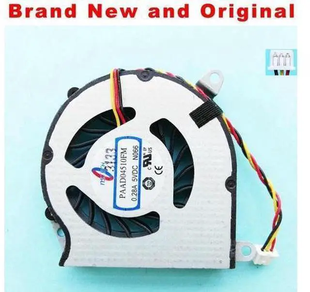 Main image of new original cpu fan for Lenovo ideapad U160 U165 S205 laptop cpu cooling fan cooler PAAD04510FM 0.28A 5VDC N066