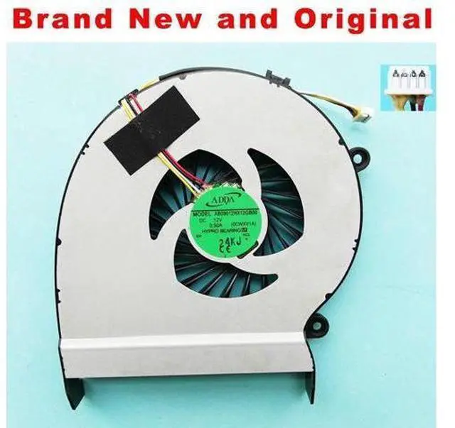 Main image of New original CPU FAN for ADDA AB09012HX12GB00 0CWXV1A DC 12V 0.5A CPU COOLING FAN COOLER