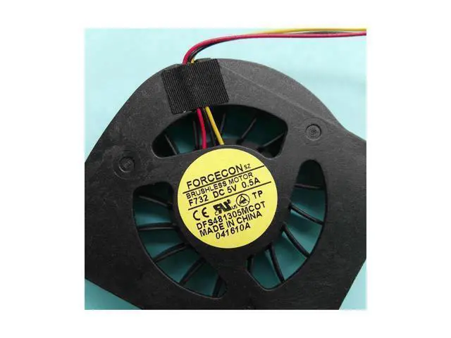 Alt view image 2 of 3 - New Original CPU cooling fan for MSI GX700X GX700 EX700 laptop cpu cooling fan cooler DFS481305MC0T F732