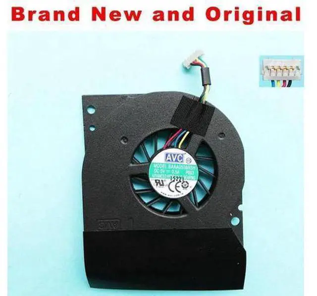 Main image of New Original cpu fan for AVC BAAA0508R5H P003 DC5V 0.5A 4 line notebook graphics system cooling fan cooler