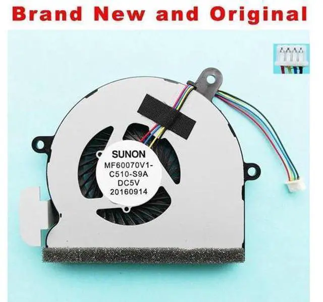 Main image of New original cpu fan for Lenovo laptop cooler MF60070V1-C510-S9A DC28000J9S0 Laptop cpu cooling fan cooler