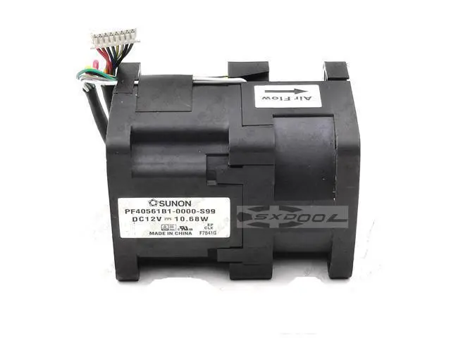 Alt view image 3 of 4 - NEW original SUNON PF40561B1-0000-S99 PF40561B1-D070-S99 PF40561B1-D0130-S99 4cm 40x40x56mm 26.9 CFM DC 12V 10.68W Cooling Fan