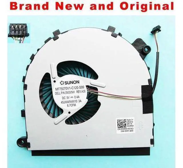Main image of New Original CPU fan for DELL V5560 VOSTRO 5560 laptop CPU cooling fan cooler 0M0MNH M0MNH MF75070V1-C120-S99