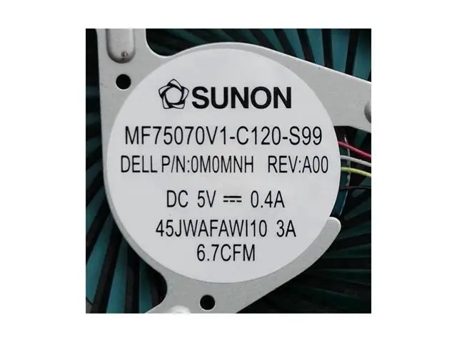Alt view image 2 of 3 - New Original CPU fan for DELL V5560 VOSTRO 5560 laptop CPU cooling fan cooler 0M0MNH M0MNH MF75070V1-C120-S99