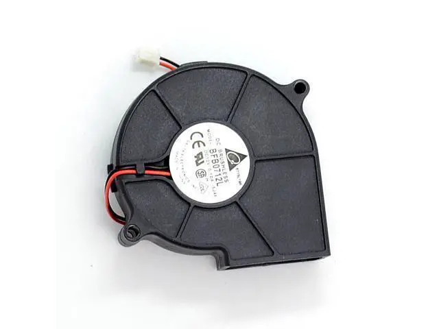 Alt view image 6 of 6 - The 7530 turbo blower 1U2U server 12V 0.10A quiet fan BFB0712L Delta 75*75*30mm