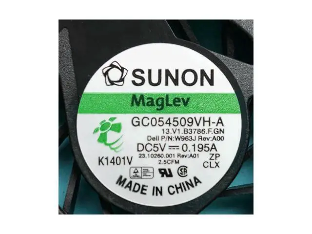 Alt view image 2 of 3 - New original CPU Fan For Dell Latitude XT XT2 CPU COOLING FAN COOLER 13.V1.B3786.F.GN 0W963J