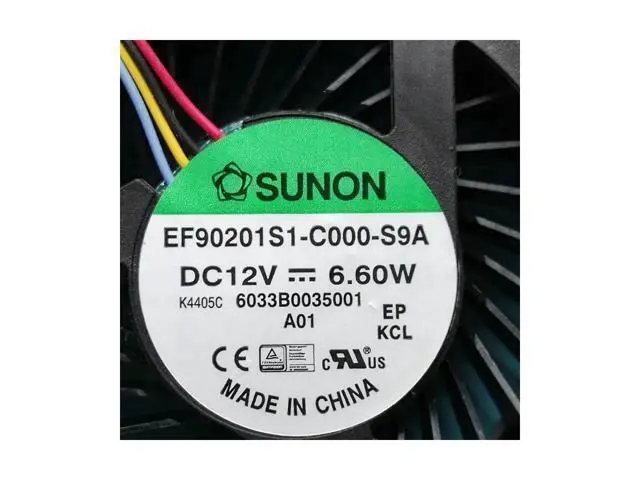 Alt view image 2 of 3 - New original CPU fan for Lenovo C355 C455 laptop cpu cooling fan cooler EF90201S1-C000-S9A DC 12V 6.6W 6033B0035001