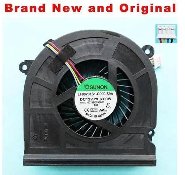 Main image of New original CPU fan for Lenovo C355 C455 laptop cpu cooling fan cooler EF90201S1-C000-S9A DC 12V 6.6W 6033B0035001