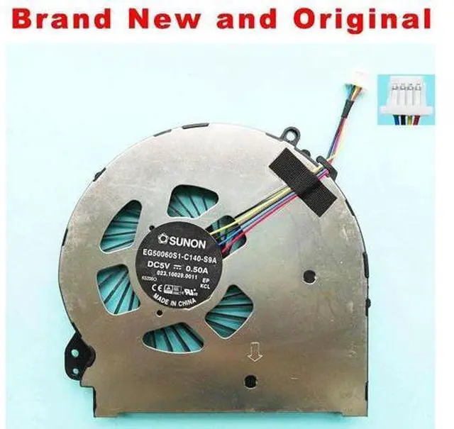 Main image of NEW ORIGINAL laptop CPU COOLING FAN for HP OMEN ENVY15 Q001TX 15-5114TX 5113TX CPU FAN cooler EG50060S1-C140-S9A 023.10029.0011