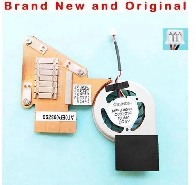 Main image of New original CPU cooling heatsink fan for Dell Inspiron Mini 12 Mini Duo 1090 1019 1110 1210 RX56X fan cooler MF40050V1-C030-G99