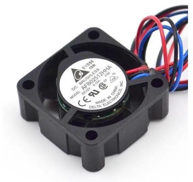 Alt view image 5 of 6 - Delta fan AFB02512HHA 2.5CM12V 0.12A cooling Fan 2wire or 3wire For SUN 370-5126 V240 V210 P\/N:3705126-01 25x25x10 mm