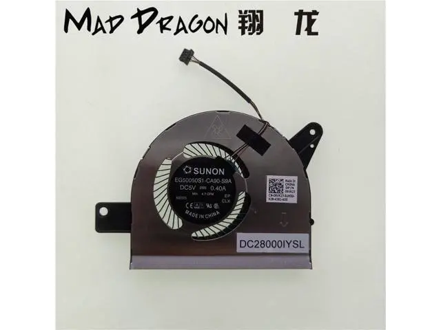 Alt view image 3 of 6 - MAD DRAGON Brand laptop new CPU Heatsink Fan cpu cooling fan For Dell Latitude 5580 DC28000IYS0 EG50050S1-CA90-S9A 09VK27 9VK27