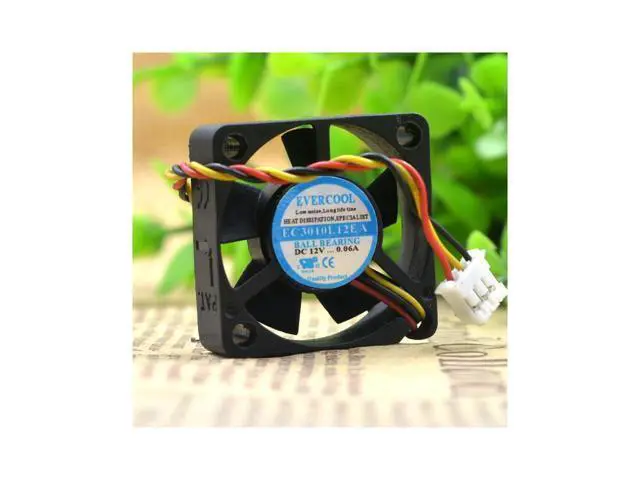 Alt view image 2 of 5 - EVERCOOL 3010 EC3010L12EA 12V 0.06A 3CM\/cm Ultra-quiet Fan cooling fan