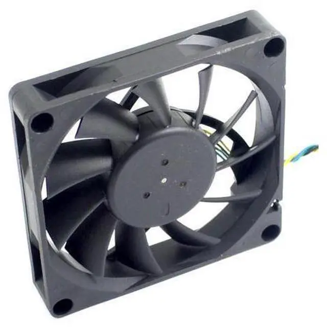Alt view image 3 of 6 - 2pcs 8CM 80MM 8015 8*8*1.5CM 80*80*15MM 12V 0.5A 4-wire PWM Fan EFC0812DB Cooling fan