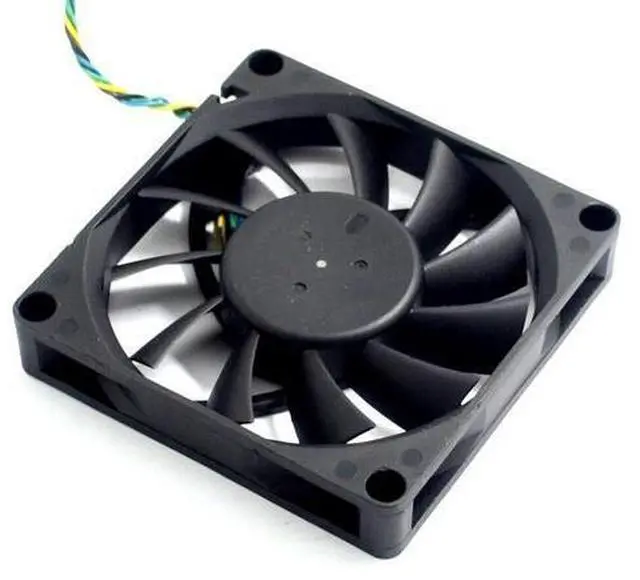 Alt view image 6 of 6 - 2pcs 8CM 80MM 8015 8*8*1.5CM 80*80*15MM 12V 0.5A 4-wire PWM Fan EFC0812DB Cooling fan
