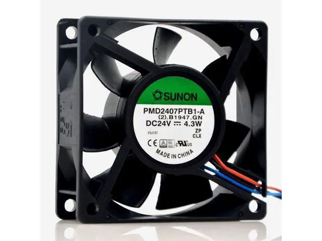 Alt view image 2 of 4 - 1pcs PMD2407PTB1-A 7CM fan 24V 4.3w 5.0w 7020 3-wire inverter cooling fan