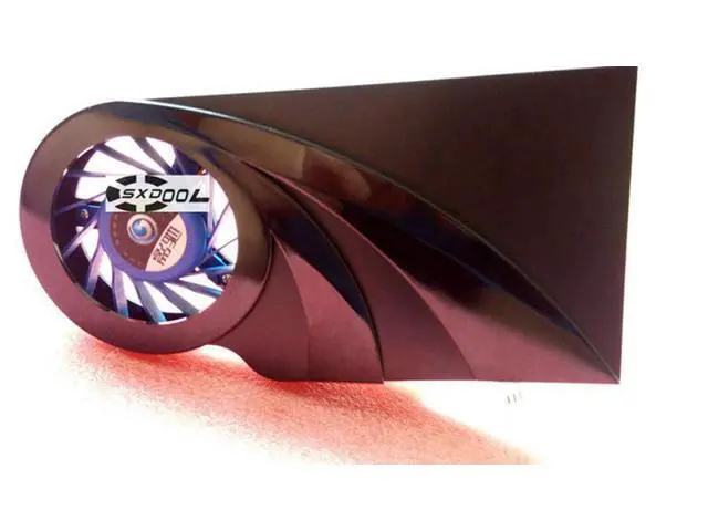Alt view image 3 of 4 - For GALAXY 9600GT 9800GT Energy-saving enhanced graphics card cooling fan T127010SL DC12V 0.18A