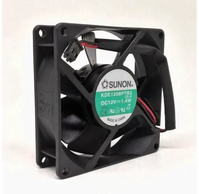 Alt view image 3 of 4 - 1pcs For 8cm KDE1208PTB3 Double Ball Mute Fan 8025 12V Computer Cabinet Power cooling Fan