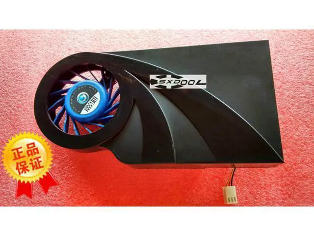 Alt view image 2 of 4 - For GALAXY 9600GT 9800GT Energy-saving enhanced graphics card cooling fan T127010SL DC12V 0.18A