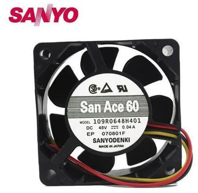 Main image of 0.04A 6025 48V 6CM converter case fan 109R0648H401 cooling fan