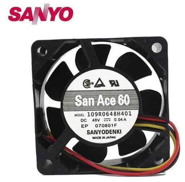 Main image of 0.04A 6025 48V 6CM converter case fan 109R0648H401 cooling fan