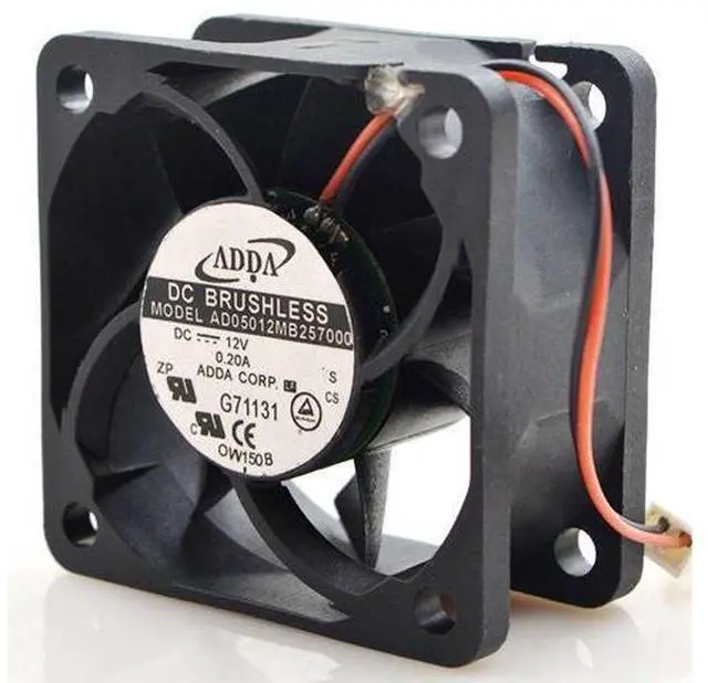 Alt view image 2 of 4 - 1pcs AD05012MB257000 high air volume fan 12V 5025 5CM 0.20A Dual ball bearing cooling fan