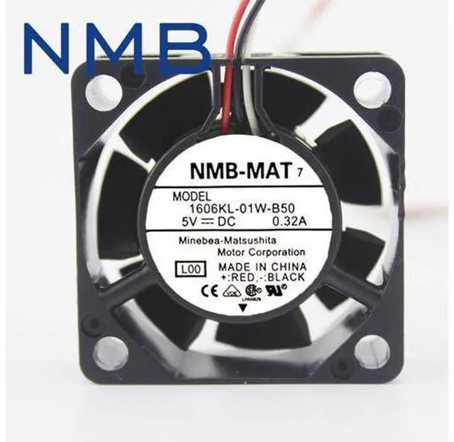 Main image of 1pcs 4015 40mm 40x40x15mm fan 1606KL-01W-B50 DC 5V 0.32A Server Square cooling fan