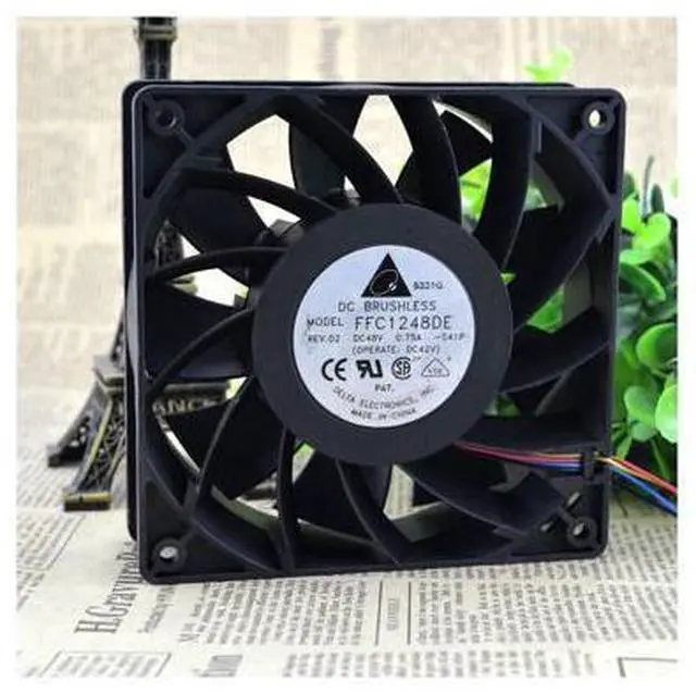 Main image of 12038 12CM large air volume fan 48V 0.75A FFC1248DE double ball a lot of spot cooling fan