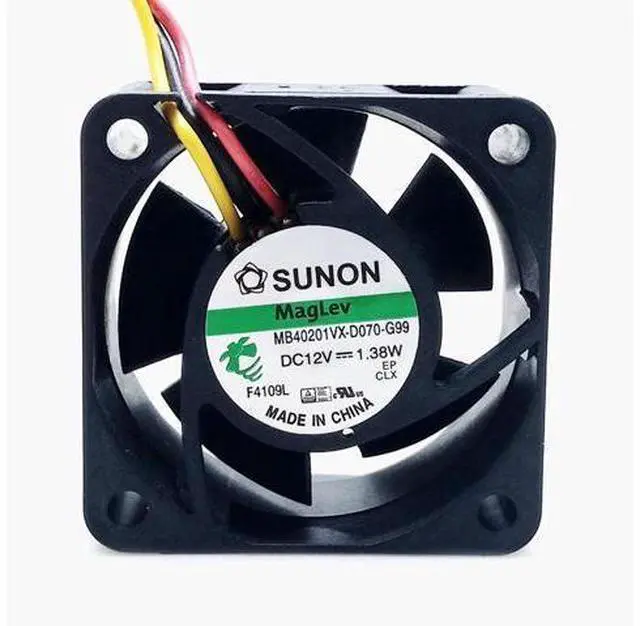 Main image of 1pcs MB40201VX-D070-G99 Maglev Mute Fan 12V 1.38W 4020 4cm 40*40*20mm Speed Tach cooling Fan