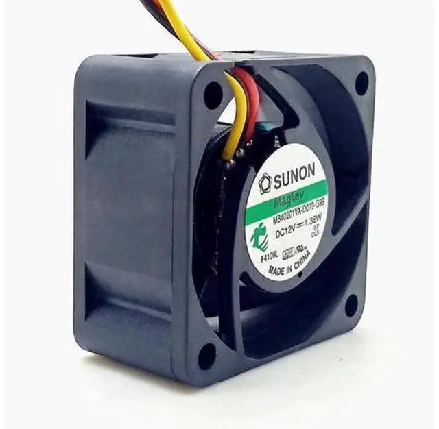 Alt view image 3 of 5 - 1pcs MB40201VX-D070-G99 Maglev Mute Fan 12V 1.38W 4020 4cm 40*40*20mm Speed Tach cooling Fan