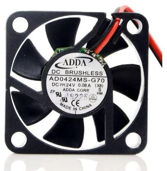 Main image of 1pcs AD0424MS-G70 2 line printer inverter cooling fan 4CM 40*40*10 24V fan
