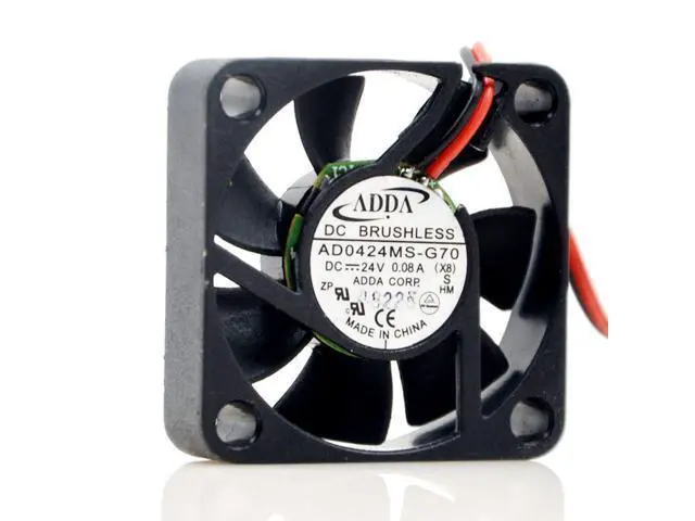 Alt view image 2 of 4 - 1pcs AD0424MS-G70 2 line printer inverter cooling fan 4CM 40*40*10 24V fan