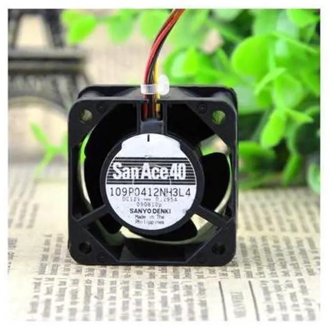 Alt view image 2 of 5 - Waterproof Fan 109P0412NH3L4 12V 0.195A 4028 4CM cooling fan