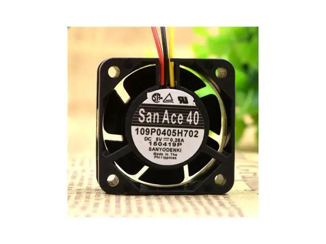 Alt view image 2 of 5 - 4CM 4015 DC5V 0.28A 40*40*15MM Ball USB Fan 109P0405H702 cooling fan