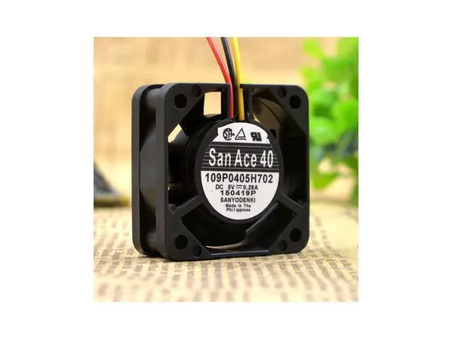 Alt view image 3 of 5 - 4CM 4015 DC5V 0.28A 40*40*15MM Ball USB Fan 109P0405H702 cooling fan