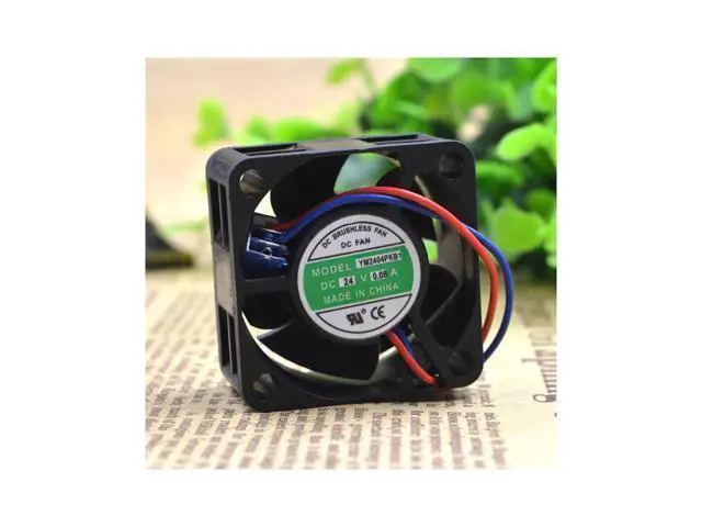 Alt view image 2 of 5 - YM2404PKB1 DC24V 0.08A 2-wire converter fan 40204cm cooling fan