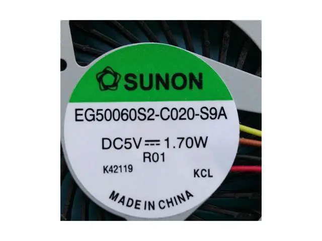 Alt view image 2 of 3 - New Original CPU cooling fan for Lenovo N300 cpu cooling fan cooler EG50060S2-C020-S9A