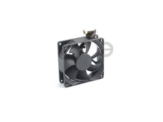 Alt view image 2 of 3 - 8025 PVA080G12H-P01 12V 0.6A 4Wire For 775 CPU Cooler Fan Server Inverter Radiator DC Brushless Fan