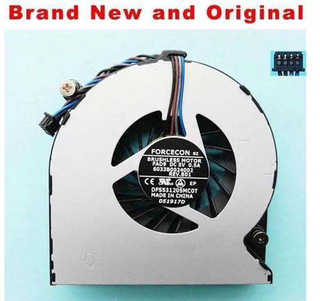 Main image of New fan for HP 4535S 4530S 4730S 8460P 8450p 8440p 8460B cpu cooler fan 646285-001 MF60120V1-C460-S9A KSB0505HB FAD9 641839-001