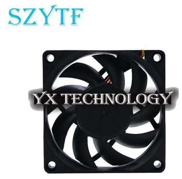 Main image of YY7015H12B 7cm 3-wire radiator fan 7015 Dual ball fan 12V 0.18A 70*70*15mm